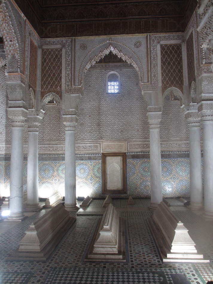 Alcune tombe di nobili presenti nella necropoli dei Saaditi a Marrakech